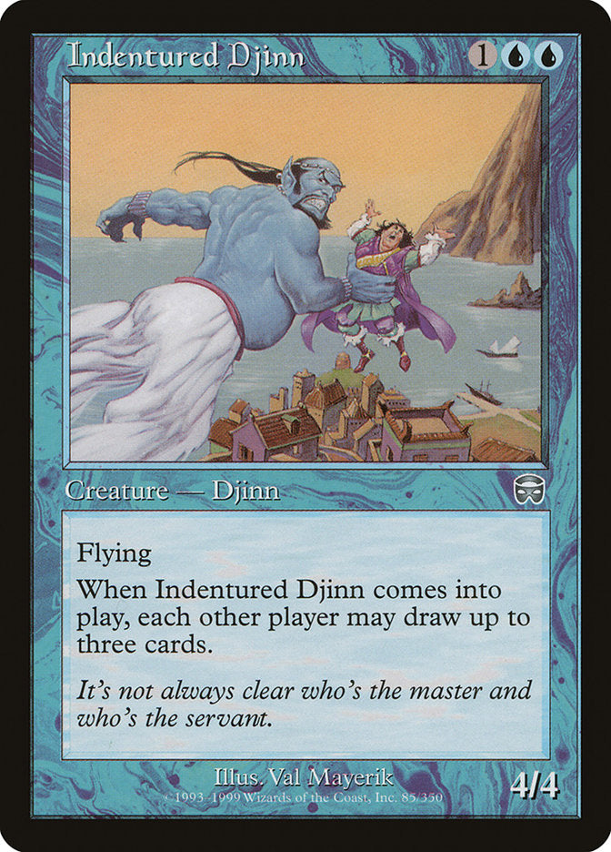 Indentured Djinn 85 (Mercadian Masques)  | Good Games Adelaide SA