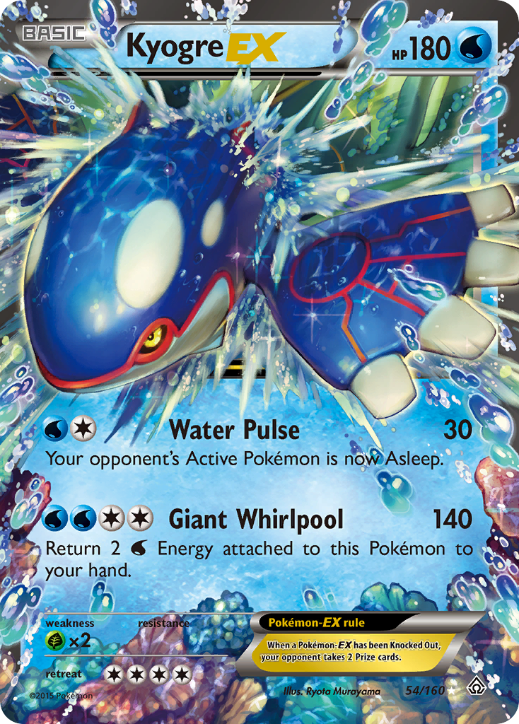 Kyogre EX (54/160) [XY: Primal Clash] | Good Games Adelaide SA
