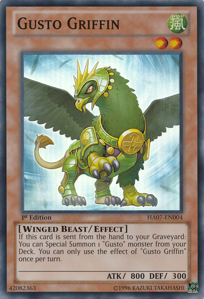 Gusto Griffin [HA07-EN004] Super Rare | Good Games Adelaide SA