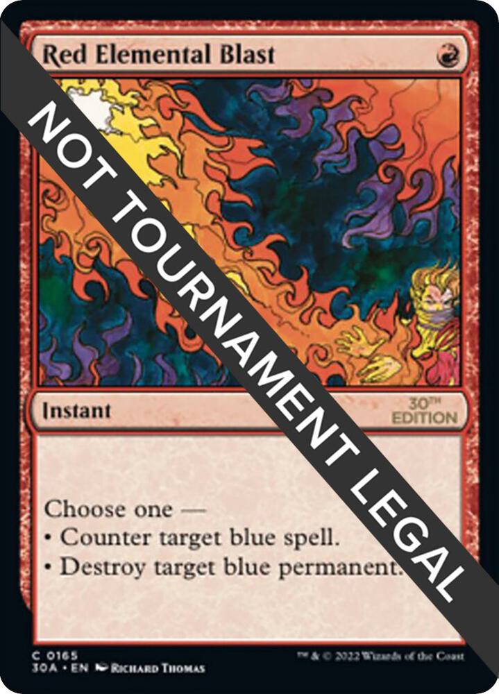 Red Elemental Blast 165/594 (30th Anniversary Edition)  | Good Games Adelaide SA