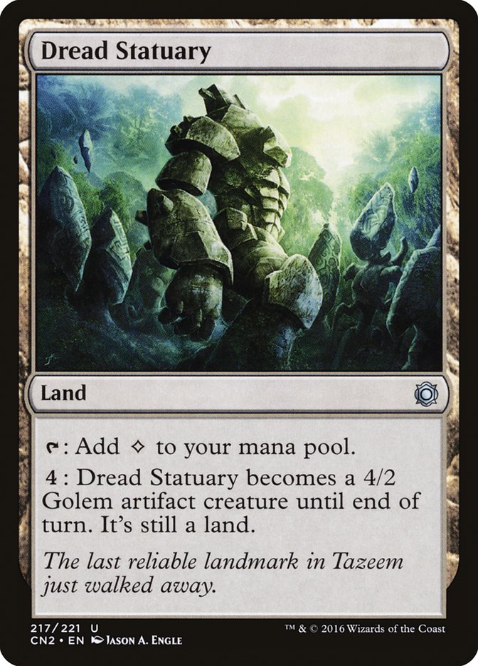 Dread Statuary 217 (Conspiracy: Take the Crown)  - Foil | Good Games Adelaide SA