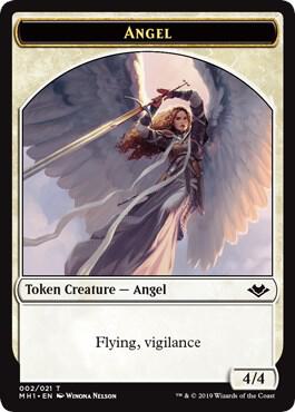 Angel Soldier Double Sided Token 2 // 4 (Modern Horizons)  | Good Games Adelaide SA