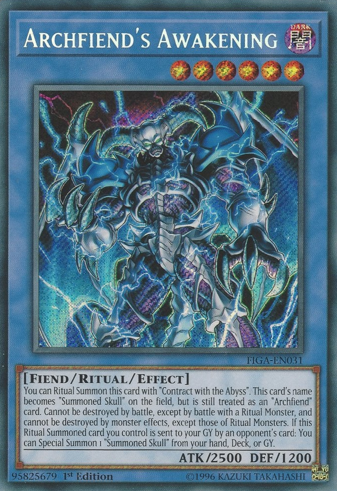 Archfiend's Awakening [FIGA-EN031] Secret Rare | Good Games Adelaide SA
