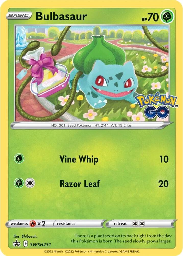 Bulbasaur SWSH231 (SWSH: Sword & Shield Promo Cards)  - Holofoil | Good Games Adelaide SA