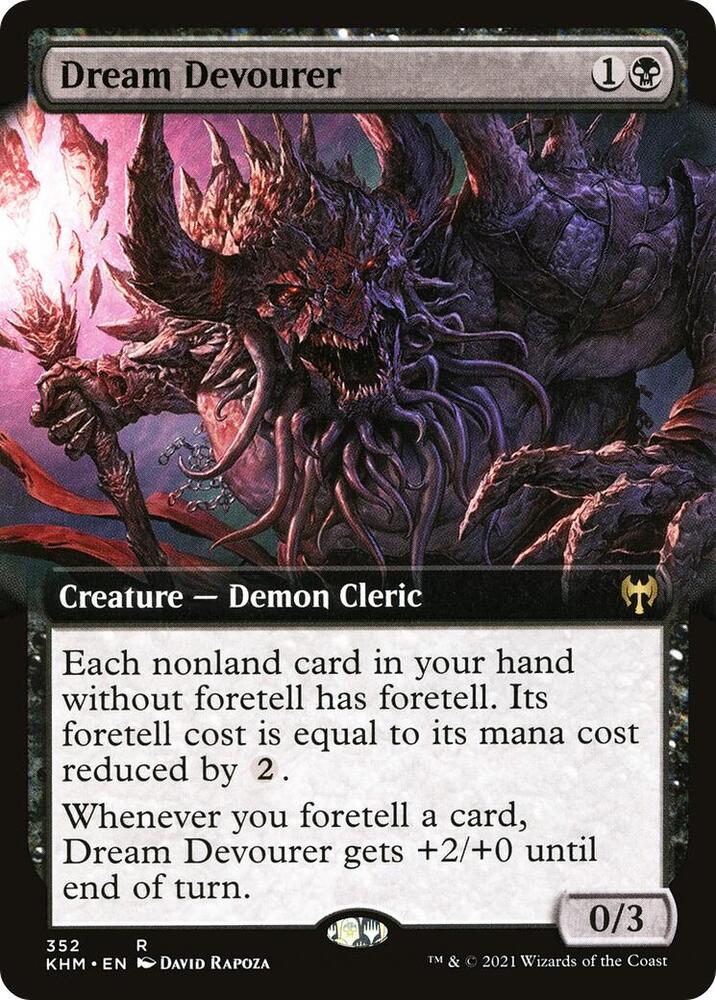 Dream Devourer 352 (Kaldheim)  - Extended Art Foil | Good Games Adelaide SA