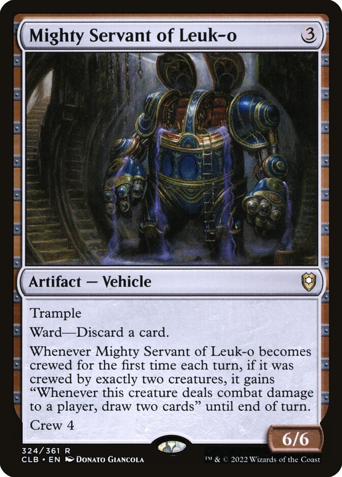 Mighty Servant of Leuk-o 324 (Commander Legends: Battle for Baldur's Gate)  - Foil | Good Games Adelaide SA