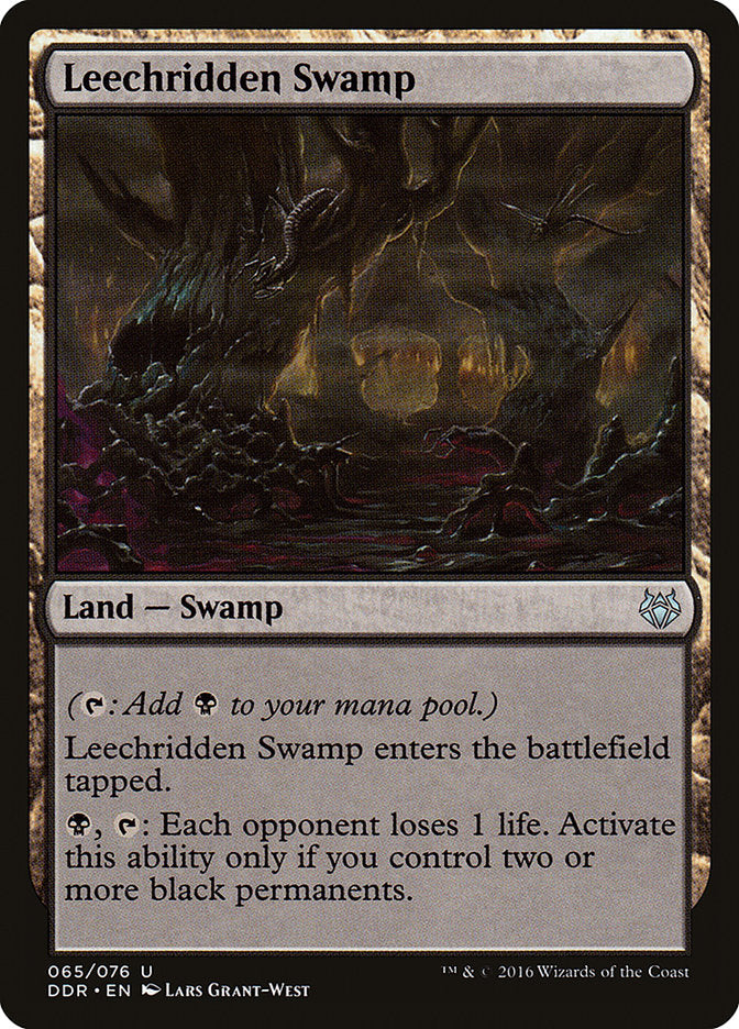 Leechridden Swamp [Duel Decks: Nissa vs. Ob Nixilis] | Good Games Adelaide SA