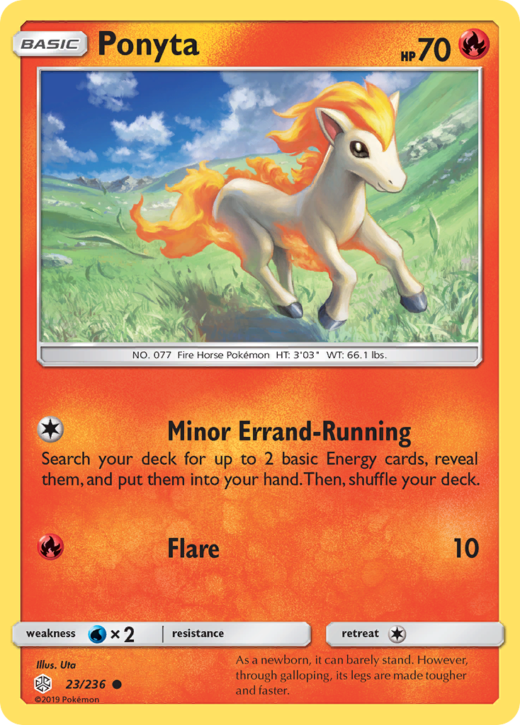 Ponyta (23/236) [Sun & Moon: Cosmic Eclipse] | Good Games Adelaide SA