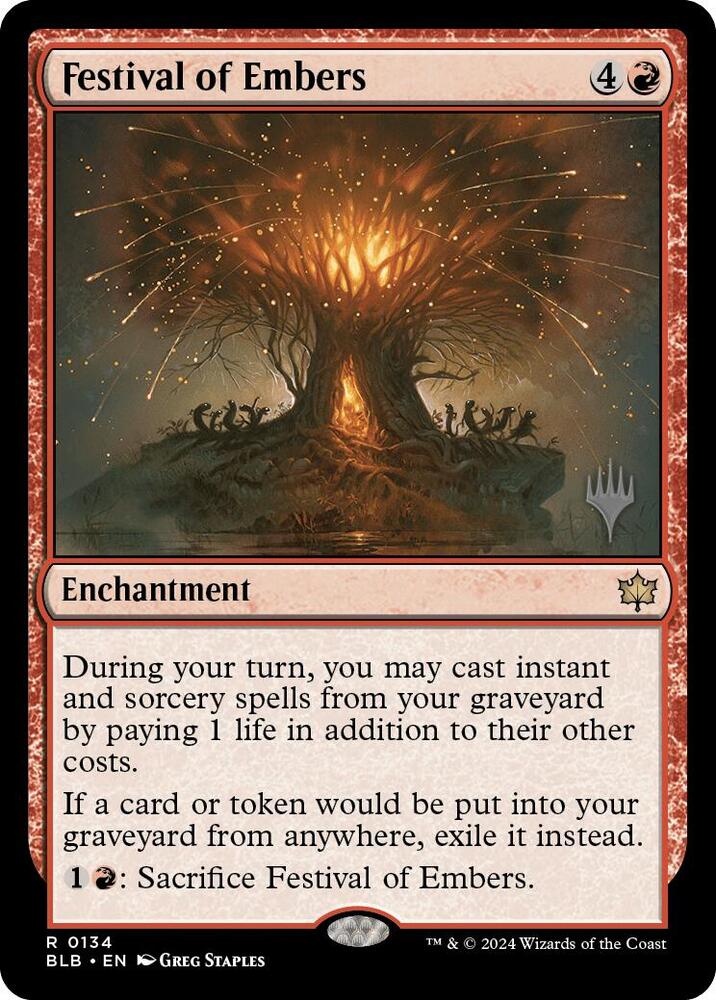 Festival of Embers 134 (Promo Pack: Bloomburrow)  | Good Games Adelaide SA