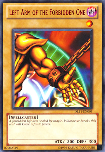 Left Arm of the Forbidden One (Red) [DL11-EN005] Rare | Good Games Adelaide SA