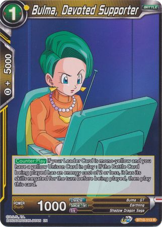 Bulma, Devoted Supporter [BT10-113] | Good Games Adelaide SA