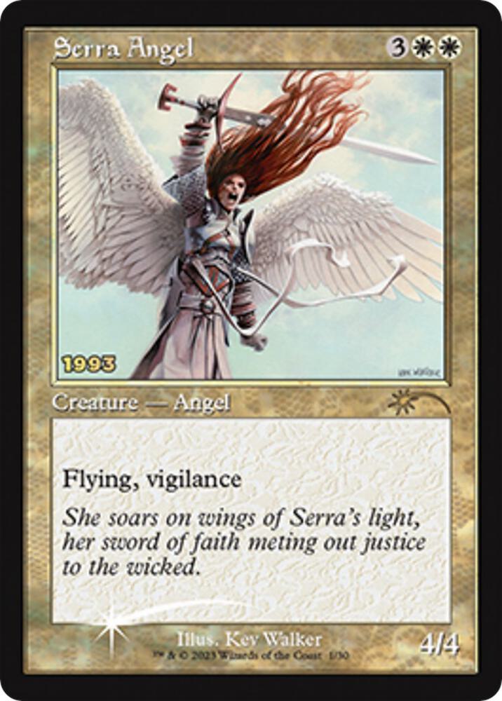 Serra Angel 1 (30th Anniversary Promos)  - Foil | Good Games Adelaide SA