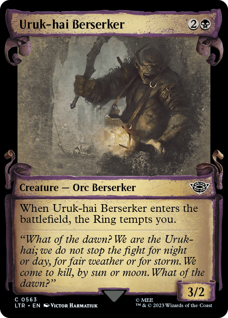 Uruk-hai Berserker [The Lord of the Rings: Tales of Middle-Earth Showcase Scrolls] | Good Games Adelaide SA