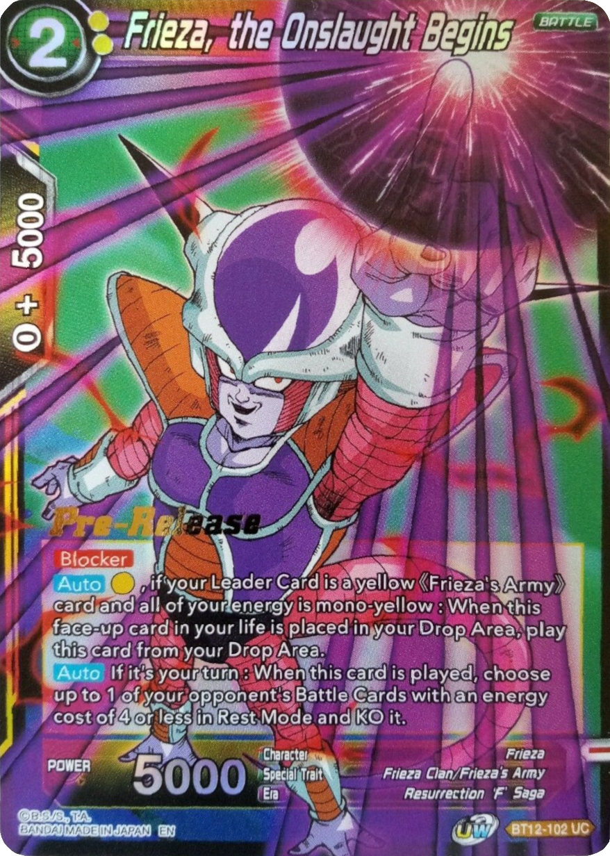 Frieza, the Onslaught Begins (Vicious Rejuvenation) [BT12-102] | Good Games Adelaide SA