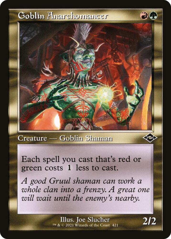 Goblin Anarchomancer Retro Frame 421 (Modern Horizons 2)  | Good Games Adelaide SA