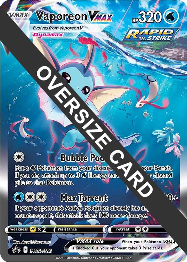 Vaporeon VMAX SWSH182 SWSH182 (Jumbo Cards)  - Holofoil | Good Games Adelaide SA