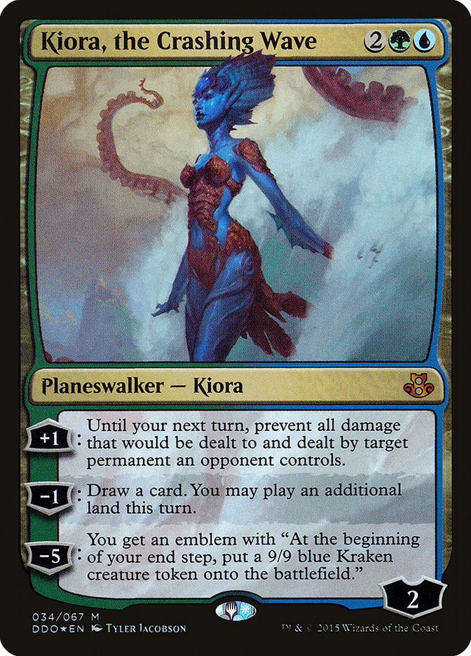 Kiora, the Crashing Wave 34 (Duel Decks: Elspeth vs. Kiora)  - Foil | Good Games Adelaide SA