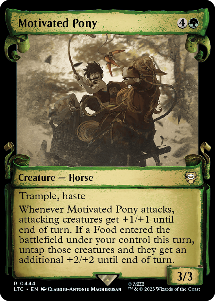 Motivated Pony [The Lord of the Rings: Tales of Middle-Earth Commander Showcase Scrolls] | Good Games Adelaide SA