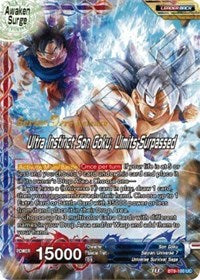 Son Goku // Ultra Instinct Son Goku, Limits Surpassed (Universal Onslaught) [BT9-100] | Good Games Adelaide SA