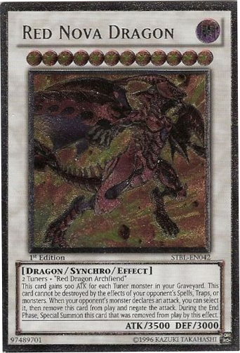 Red Nova Dragon [STBL-EN042] Ultimate Rare | Good Games Adelaide SA