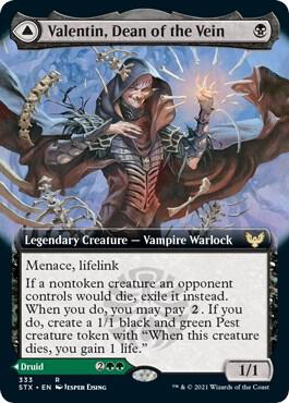 Valentin Dean of the Vein Extended Art 333 (Strixhaven: School of Mages)  - Foil | Good Games Adelaide SA