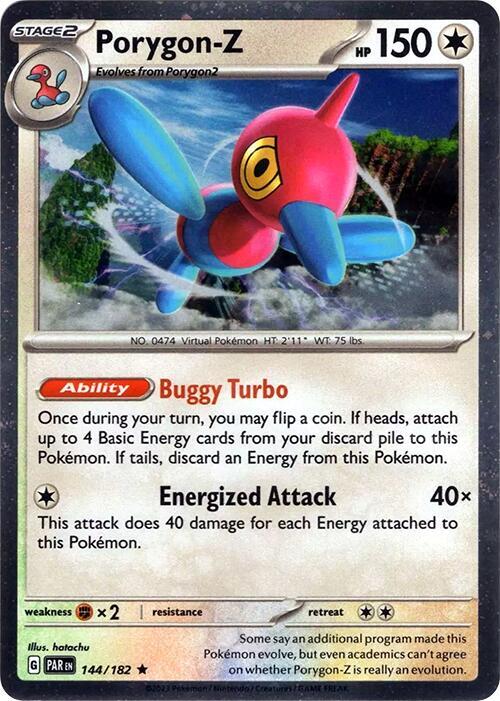 Porygon Z 144 182 Cosmos Holo 144/182 (Miscellaneous Cards & Products)  - Holofoil | Good Games Adelaide SA