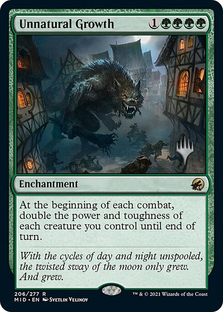 Unnatural Growth 206 (Promo Pack: Innistrad: Midnight Hunt)  - Foil | Good Games Adelaide SA