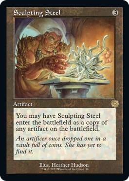 Sculpting Steel 50 (The Brothers' War: Retro Frame Artifacts)  - Foil | Good Games Adelaide SA