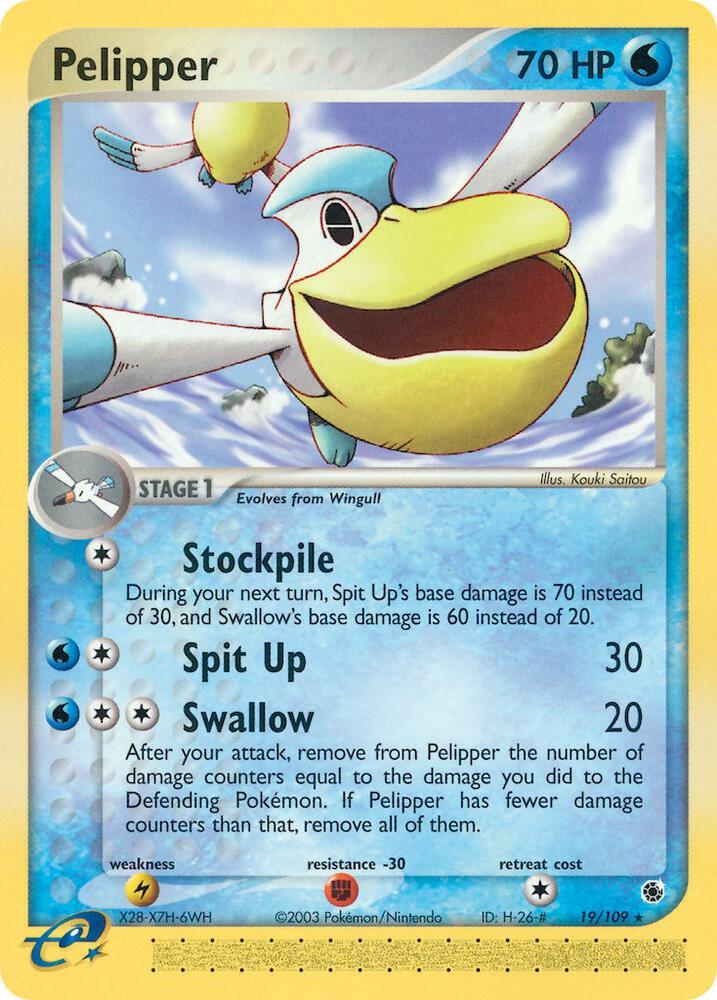 Pelipper 19/109 (Ruby and Sapphire)  | Good Games Adelaide SA
