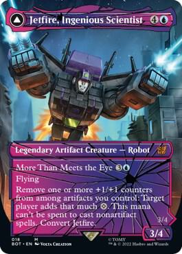 Jetfire Ingenious Scientist Shattered Glass 18 (Universes Beyond: Transformers)  - Foil | Good Games Adelaide SA