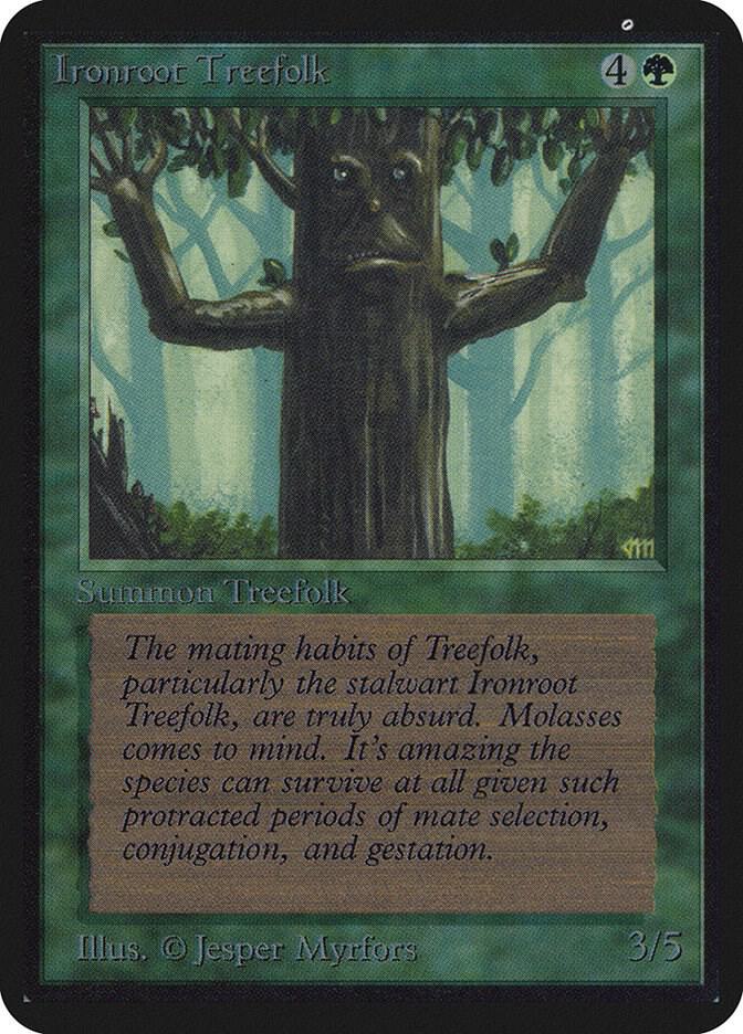 Ironroot Treefolk  (Alpha Edition)  | Good Games Adelaide SA
