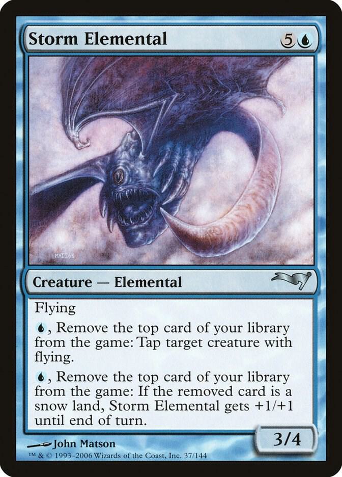 Storm Elemental 37 (Coldsnap Theme Deck Reprints)  | Good Games Adelaide SA