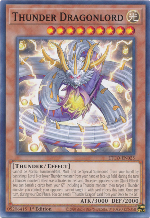 Thunder Dragonlord [ETCO-EN025] Common | Good Games Adelaide SA