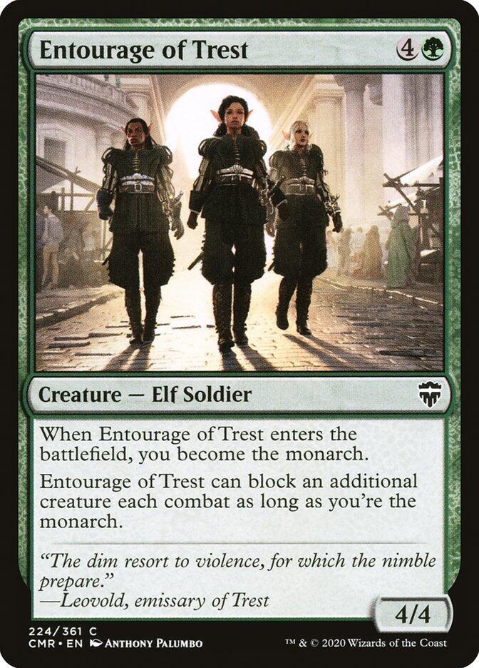 Entourage of Trest 224 (Commander Legends)  - Foil | Good Games Adelaide SA