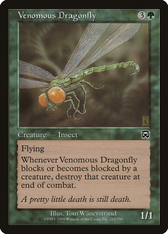 Venomous Dragonfly 282 (Mercadian Masques)  - Foil | Good Games Adelaide SA