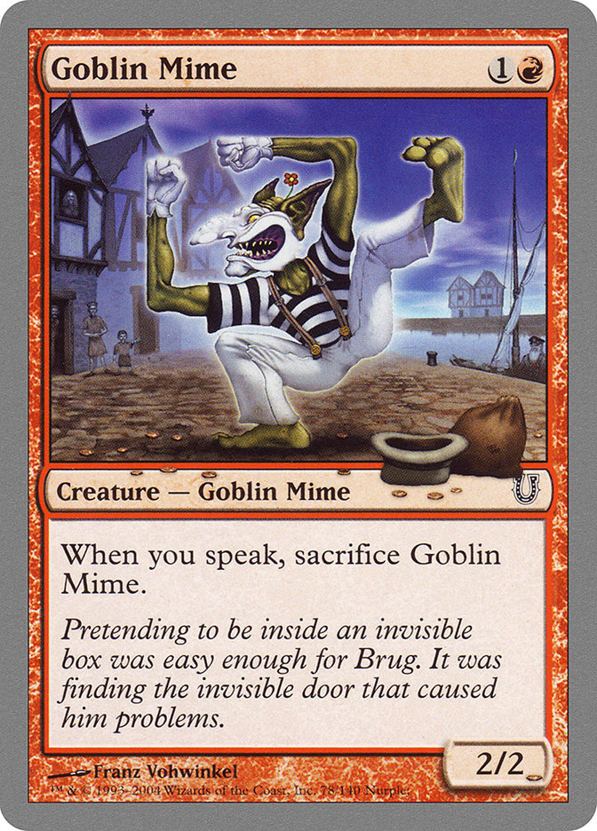 Goblin Mime 78 (Unhinged)  | Good Games Adelaide SA