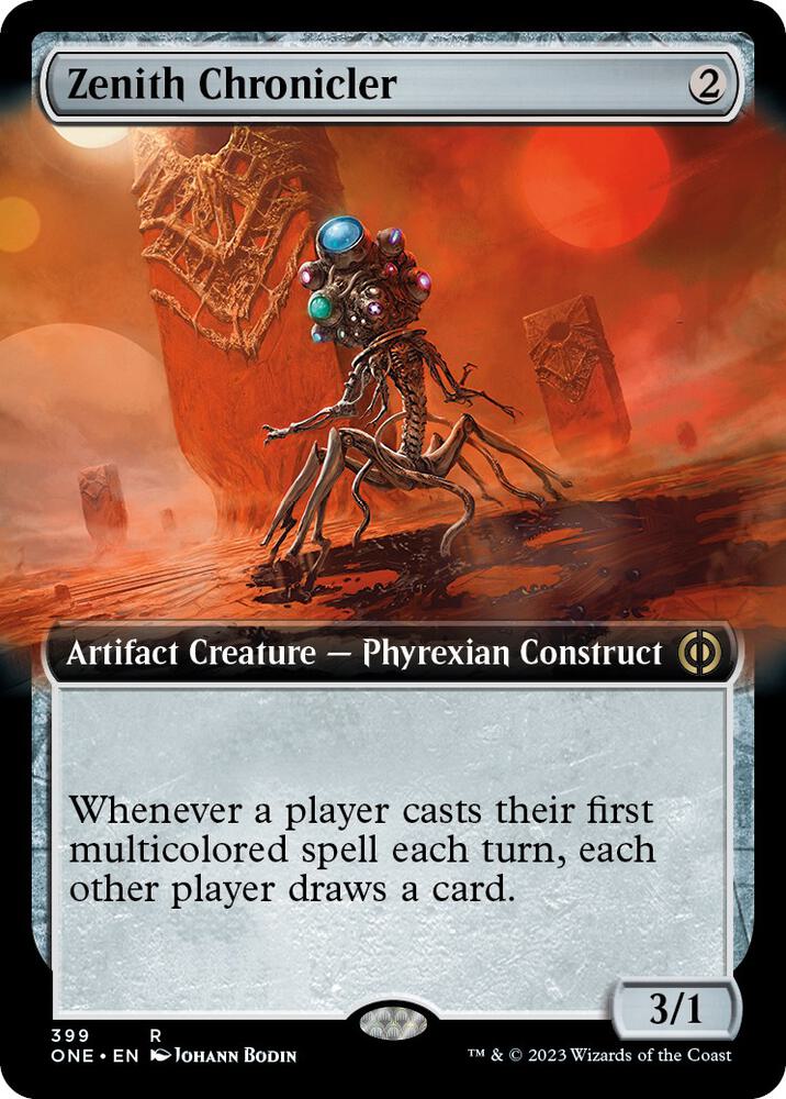 Zenith Chronicler 399/271 (Phyrexia: All Will Be One)  - Extended Art Foil | Good Games Adelaide SA