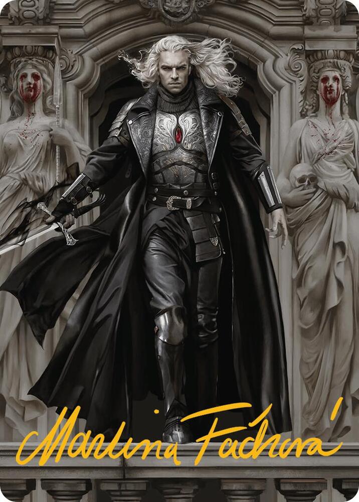 Sorin Imperious Bloodlord Art Card Gold Stamped Signature 18 (Art Series: Innistrad Remastered)  | Good Games Adelaide SA