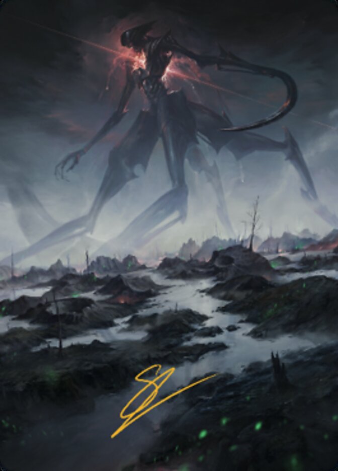 Swamp (1) Art Card (Gold-Stamped Signature) [The Brothers' War Art Series] | Good Games Adelaide SA