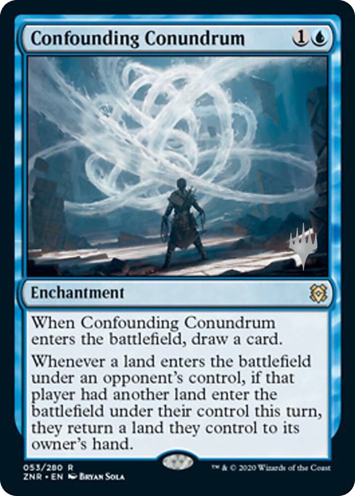 Confounding Conundrum 53 (Promo Pack: Zendikar Rising)  - Foil | Good Games Adelaide SA
