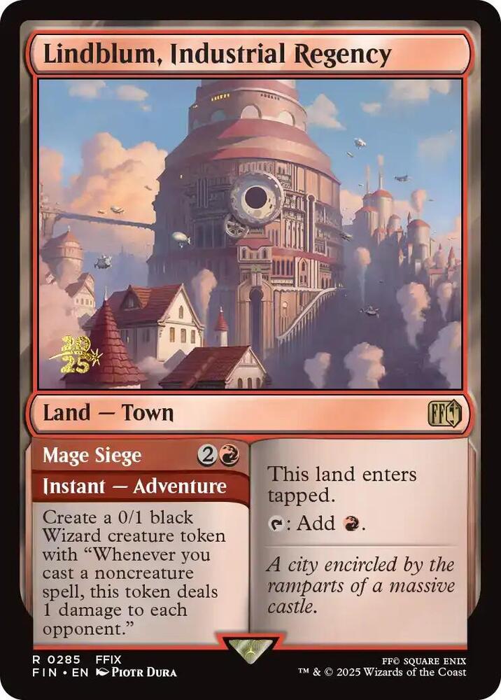 Lindblum Industrial Regency 285 (Prerelease Cards)  - Foil | Good Games Adelaide SA