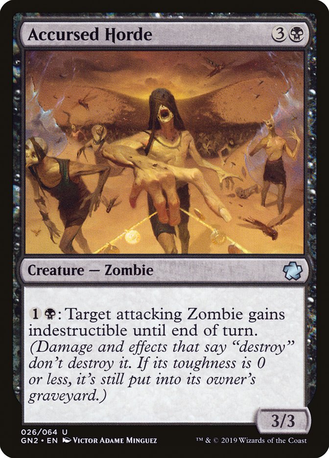 Accursed Horde 26 (Magic Game Night 2019)  | Good Games Adelaide SA