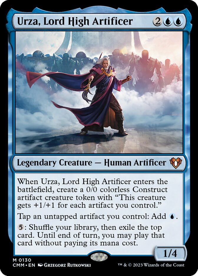 Urza, Lord High Artificer 130 (Commander Masters)  | Good Games Adelaide SA