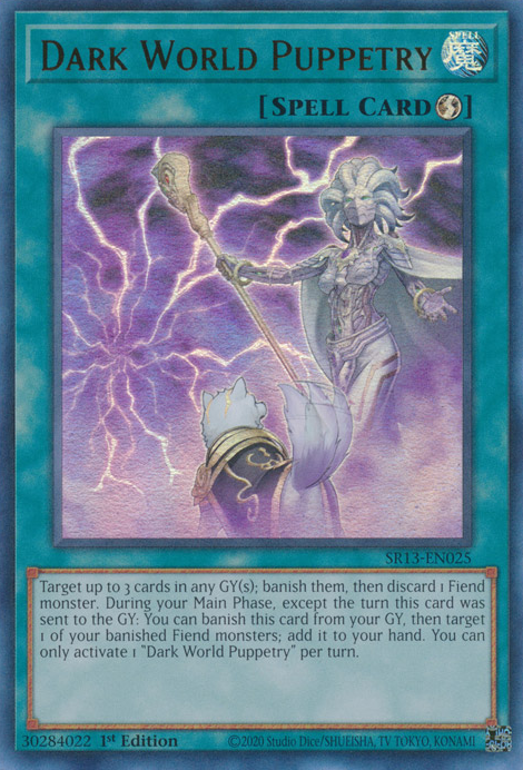 Dark World Puppetry [SR13-EN025] Ultra Rare | Good Games Adelaide SA