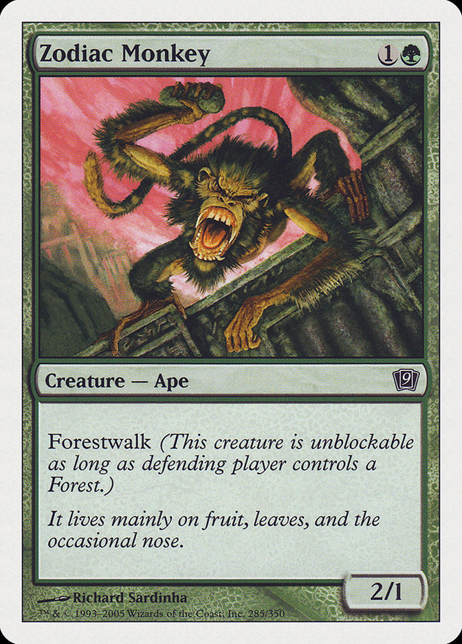 Zodiac Monkey  (9th Edition)  | Good Games Adelaide SA