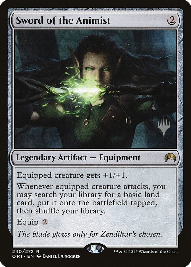 Sword of the Animist 240 (Promo Pack: Theros Beyond Death)  - Foil | Good Games Adelaide SA