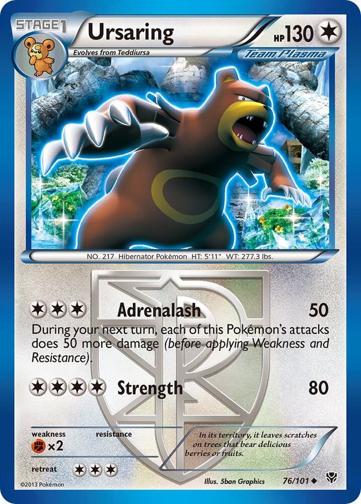 Ursaring Team Plasma 76/101 (Plasma Blast)  | Good Games Adelaide SA
