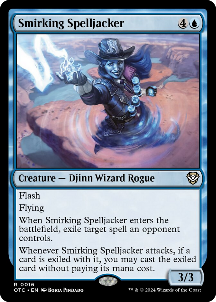 Smirking Spelljacker [Outlaws of Thunder Junction Commander] | Good Games Adelaide SA