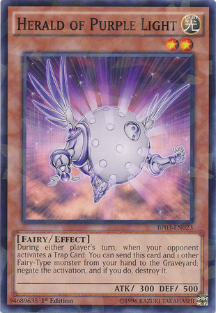 Herald of Purple Light [BP03-EN023] Shatterfoil Rare | Good Games Adelaide SA