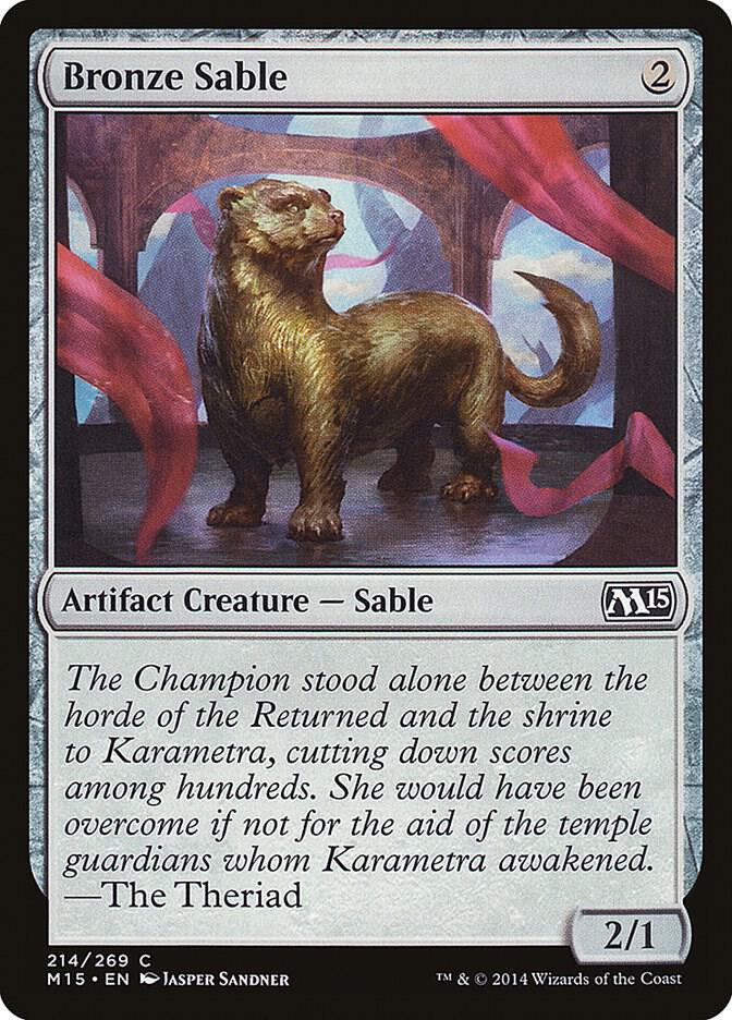Bronze Sable 214 (Magic 2015 (M15))  | Good Games Adelaide SA